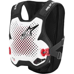 Alpinestars TECH-AIR®MX Plasma-Airbagweste schwarz-weiß-rot