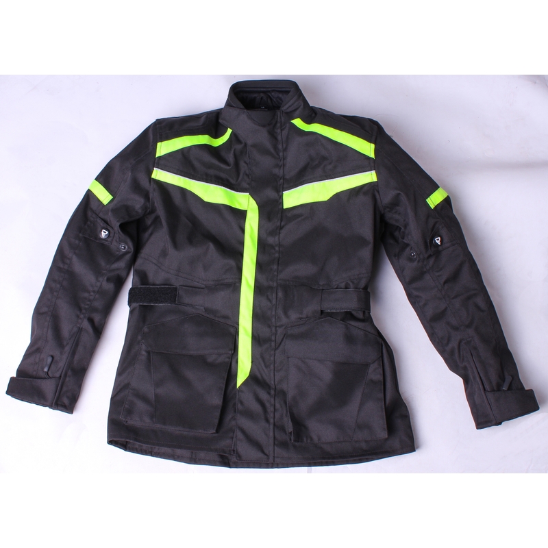 Kinder Motorradjacke Street Racer Kid schwarz-fluo gelb Ausverkauf