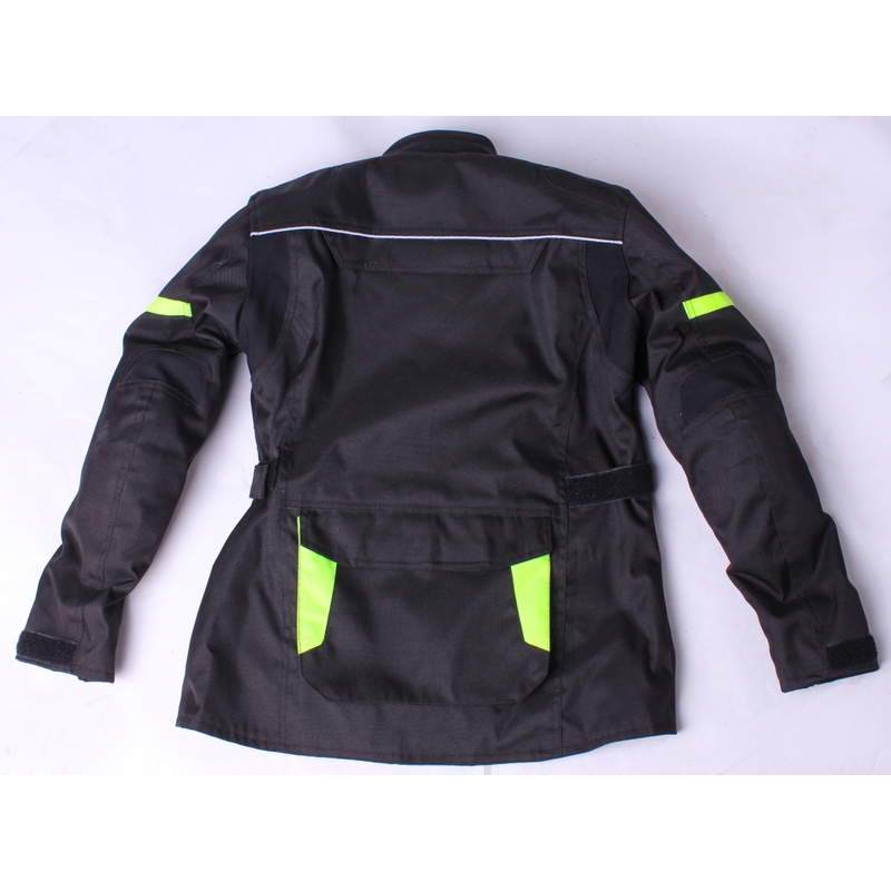 Kinder Motorradjacke Street Racer Kid schwarz-fluo gelb Ausverkauf
