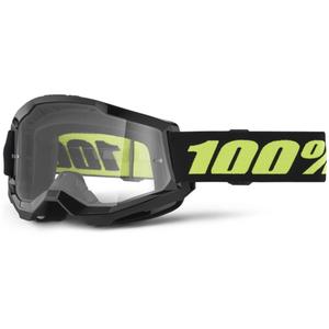 Motocrossbrille 100% STRATA 2 New Solar (klares Plexiglas)