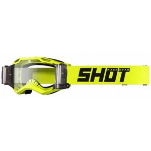 Motocrossbrille Shot Assault 2.0 Solid Roll-Off fluo gelb