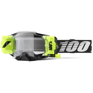 Motocross-Brille 100 % – USA Armega Forecast Schwarz (Klarglas)
