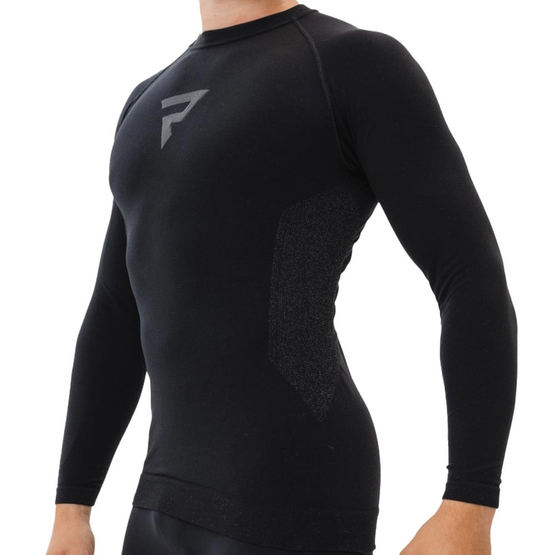 Rebelhorn Freeze II schwarzes Thermoshirt