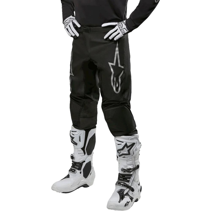 Alpinestars Fluid Graphite Motocrosshose schwarz-silber