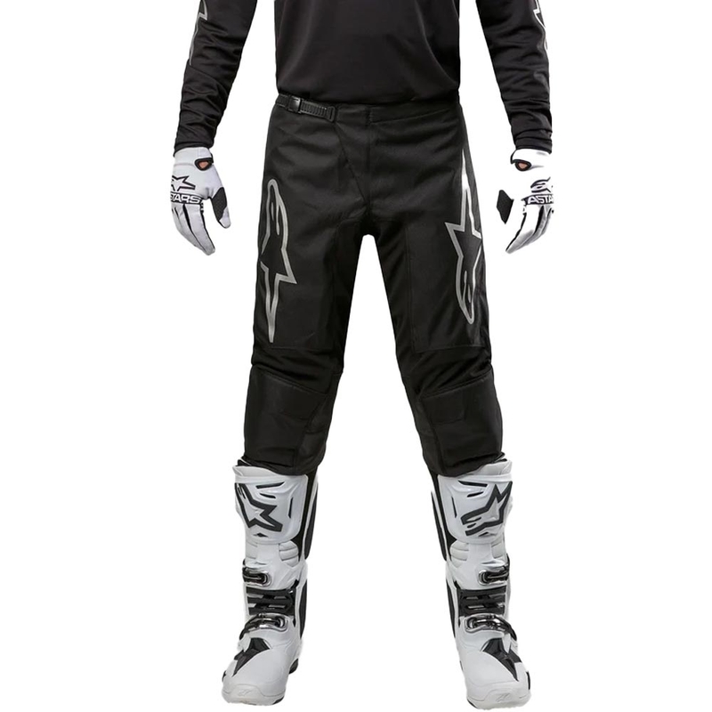 Alpinestars Fluid Graphite Motocrosshose schwarz-silber