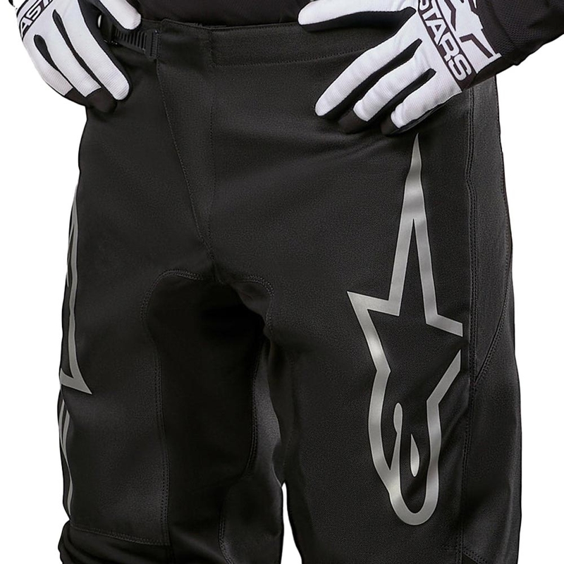 Alpinestars Fluid Graphite Motocrosshose schwarz-silber