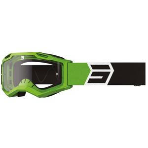 Motocross-Schutzbrille Shot Assault 2.0 Solar schwarz-grün