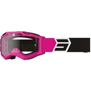 Motocross-Brille Shot Assault 2.0 Solar schwarz und rosa