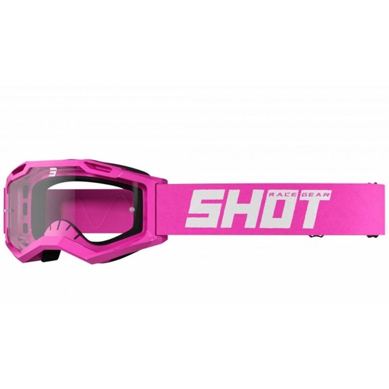 Motocross-Schutzbrille Shot Assault 2.0 Solid fluo pink