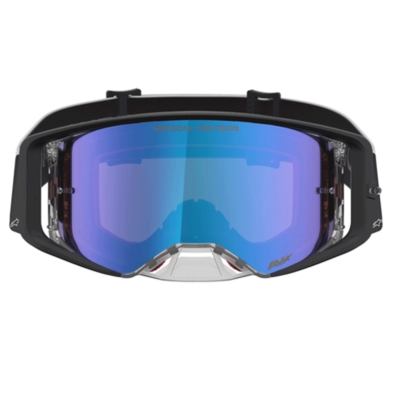 Alpinestars Supertech Atrox Motocross-Brille schwarz-silber