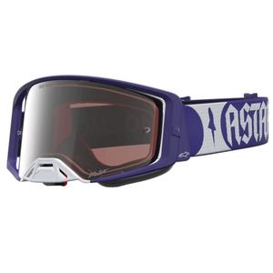 Alpinestars Supertech Atrox Motocross-Brille blau-weiß