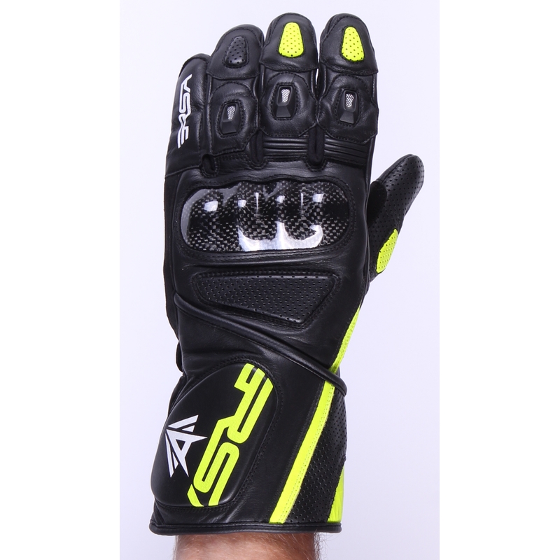 Motorradhandschuhe RSA Colorado schwarz-fluo gelb Ausverkauf