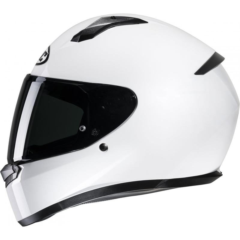 Integralhelm HJC C10, einfarbig weiß – II. Qualität - II. Qualität