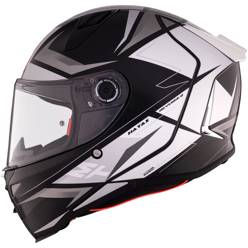 Integralhelm MT REVENGE 2 S HATAX B2 schwarz-grau-weiß - II. Qualität