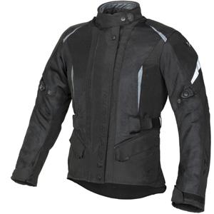 Damen-Motorradjacke Ayrton Teressa II Flow schwarz-grau - 2. Wahl - II. Qualität