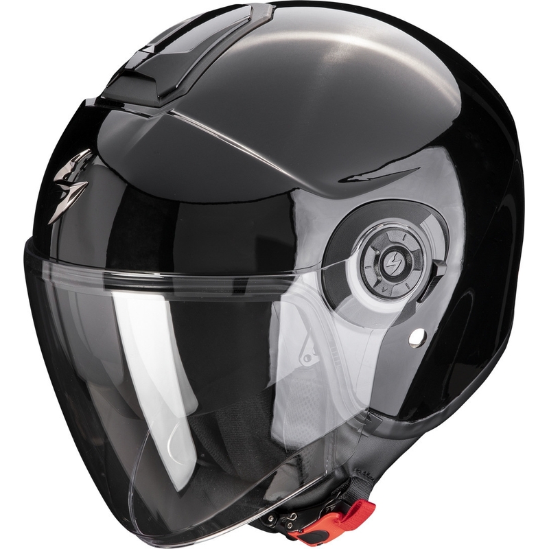 Offener Helm Scorpion EXO-CITY II, komplett schwarz - II. Qualität