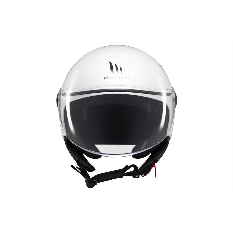 Offener Motorradhelm MT Street S, glänzend weiß - II. Qualität