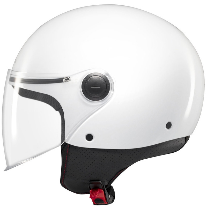 Offener Motorradhelm MT Street S, glänzend weiß - II. Qualität