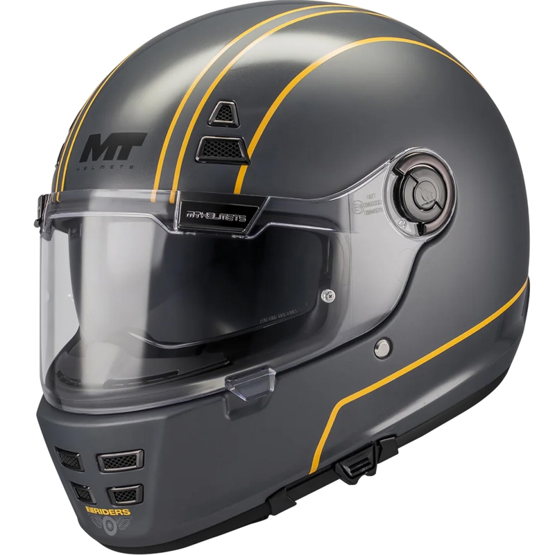 Integralhelm MT Jarama SV Wild C2, glänzend-matt schwarz-fluoreszierend gelb - II. Qualität