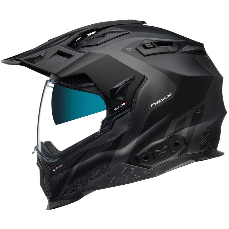 Enduro-Helm NEXX X.Wed 2 Vaal Carbon Schwarz Ausverkauf - II. Qualität
