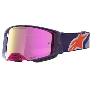 Alpinestars Supertech Hiten Motocross-Brille, lila-rot