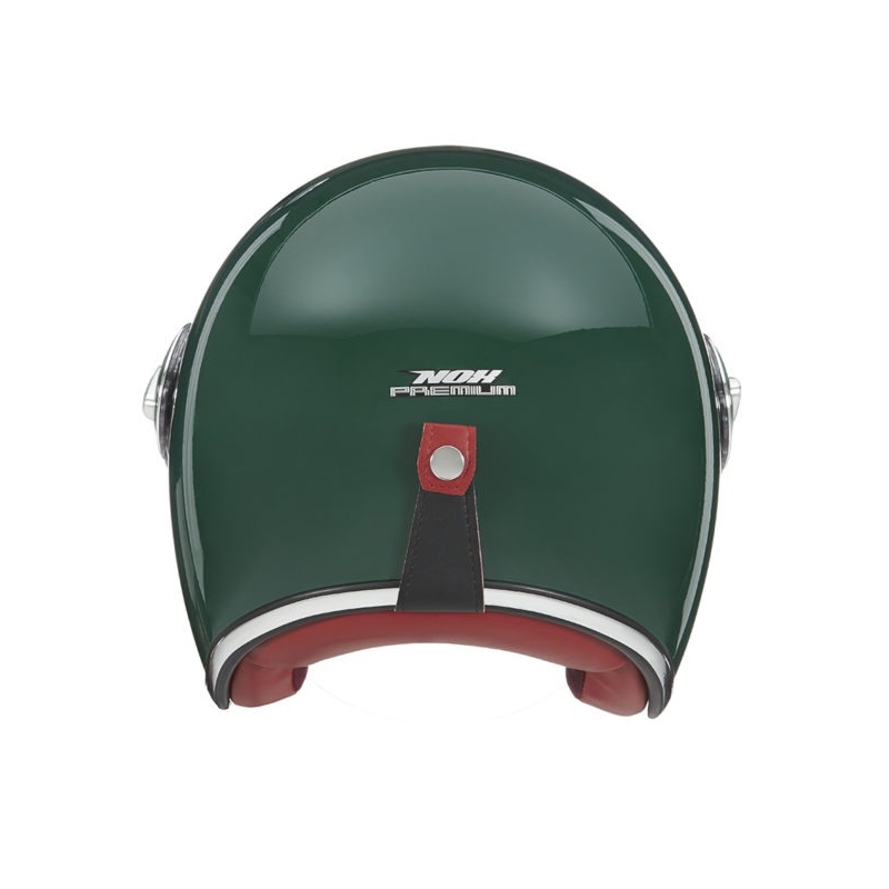 Offener Motorradhelm NOX PREMIUM Heritage grün - II. Qualität