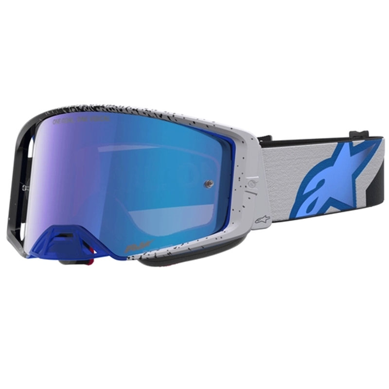 Alpinestars Supertech Hiten Motocross-Brille schwarz-blau