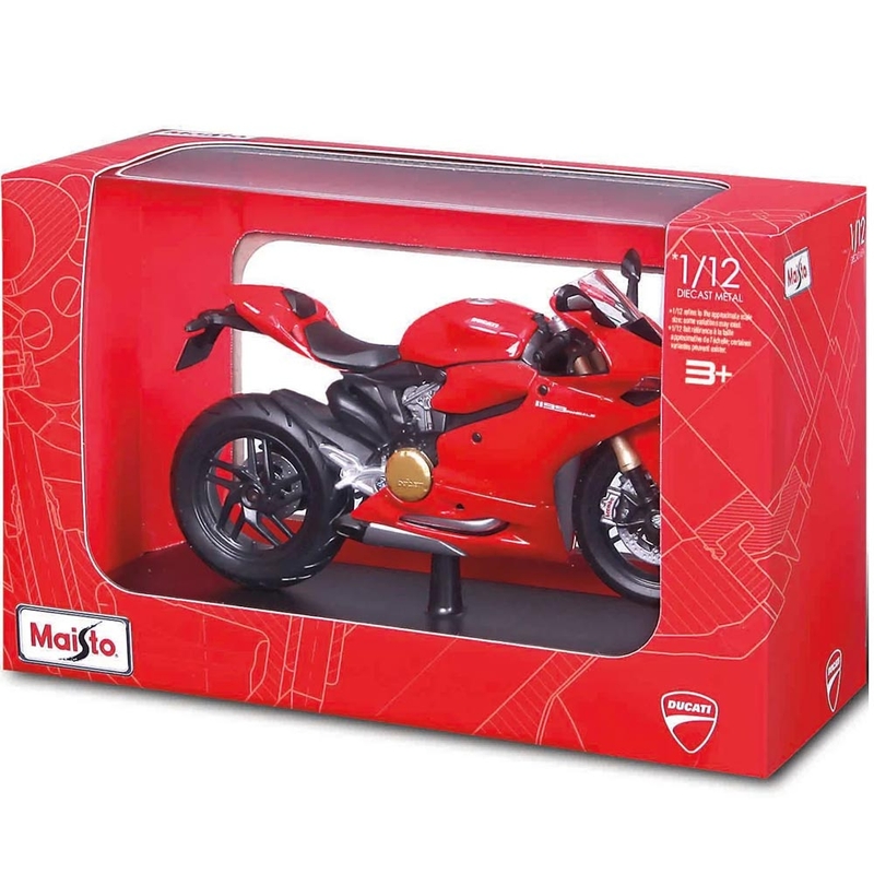 Maisto Ducati 1199 Panigale Motorradmodell 1:12 rot