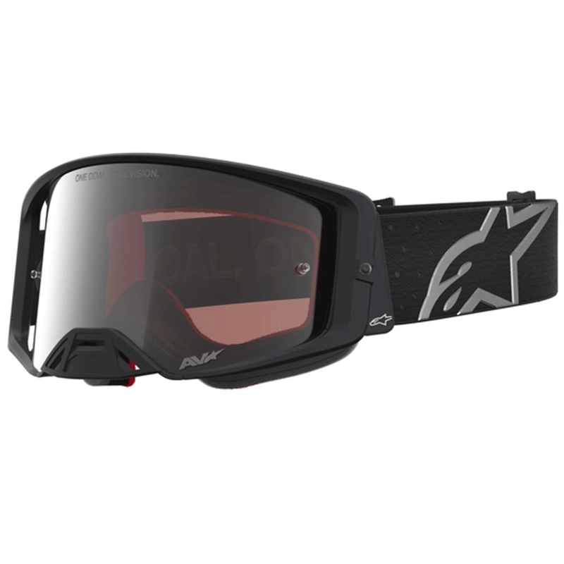 Alpinestars Supertech Vesta Motocross-Brille, matt schwarz-silber