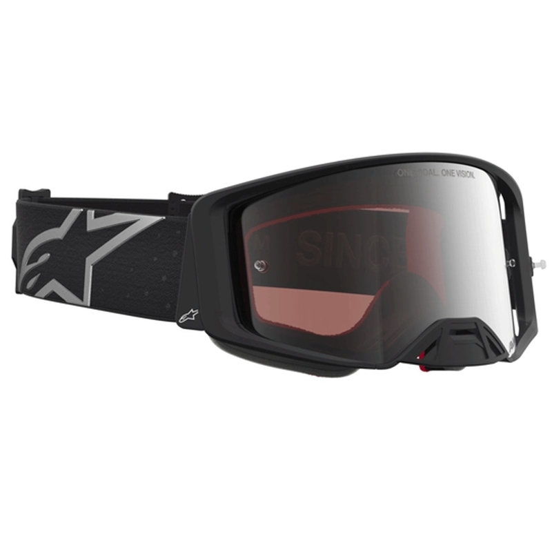 Alpinestars Supertech Vesta Motocross-Brille, matt schwarz-silber