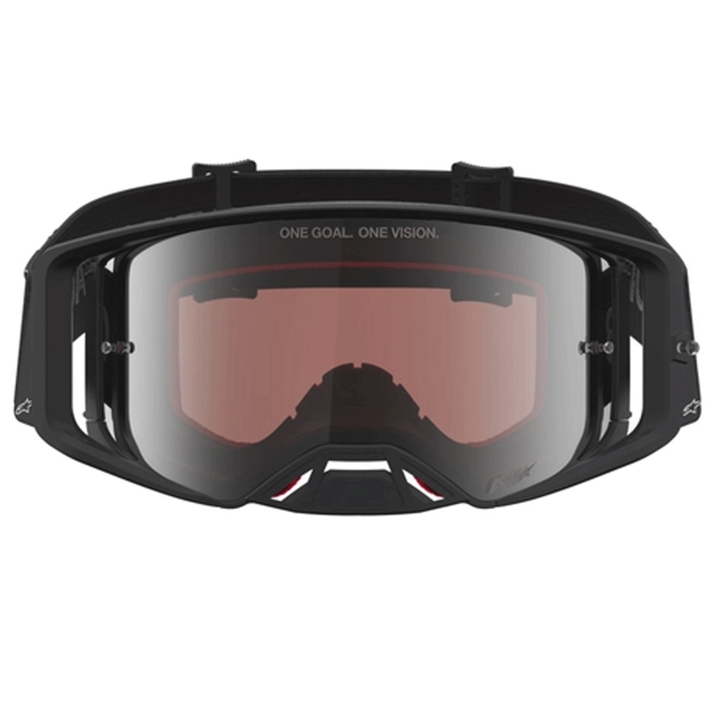 Alpinestars Supertech Vesta Motocross-Brille, matt schwarz-silber