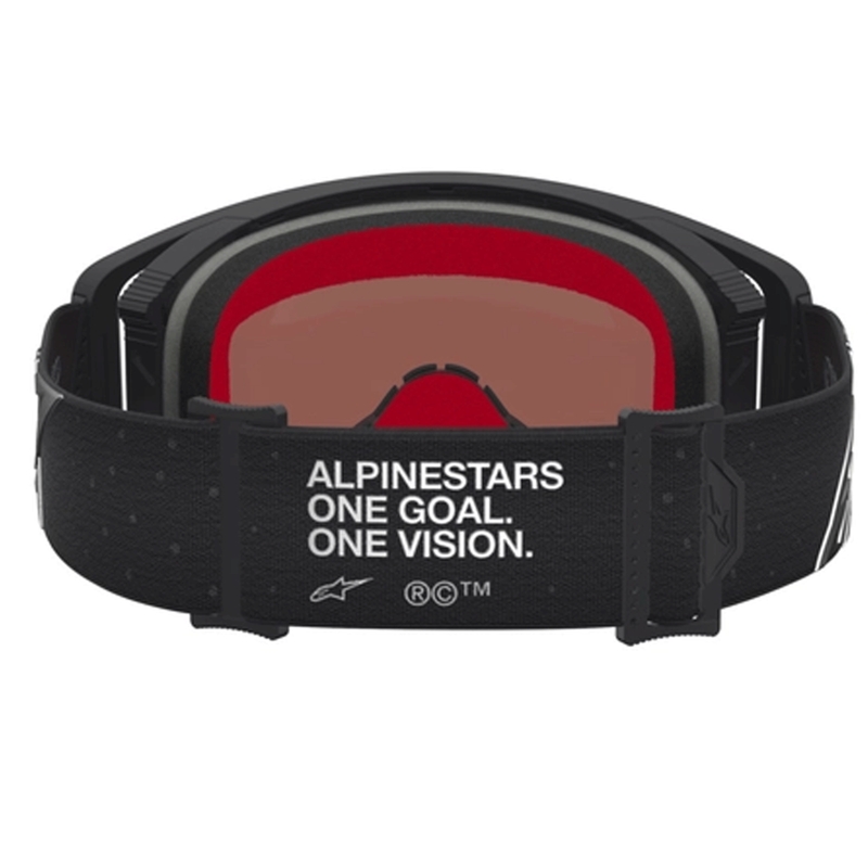 Alpinestars Supertech Vesta Motocross-Brille, matt schwarz-silber