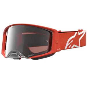 Alpinestars Supertech Vesta orange-silberne Motocross-Brille