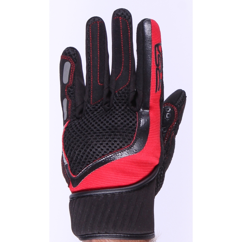 Motorradhandschuhe RSA Sneaker Schwarz und Rot Ausverkauf