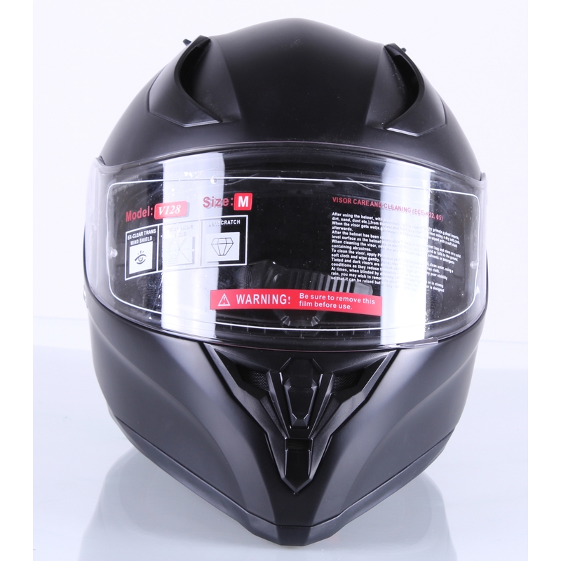 RSA Clasico Integral Motorradhelm schwarz Ausverkauf