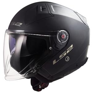Offener Motorradhelm LS2 OF603 Infinity II Solid Black Matte - II. Qualität