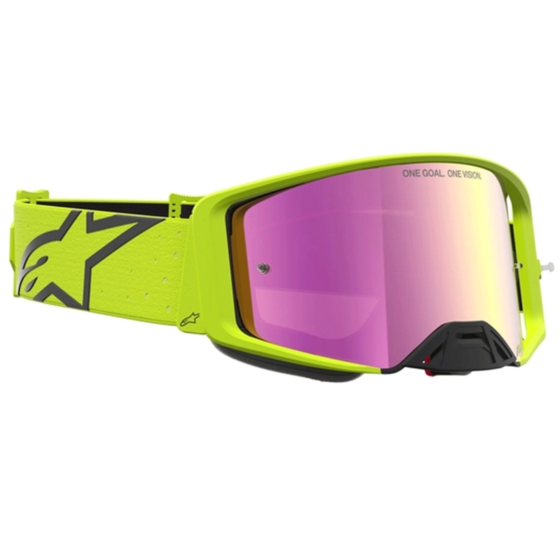 Alpinestars Supertech Vesta Motocross-Brille, fluoreszierend gelb-schwarz