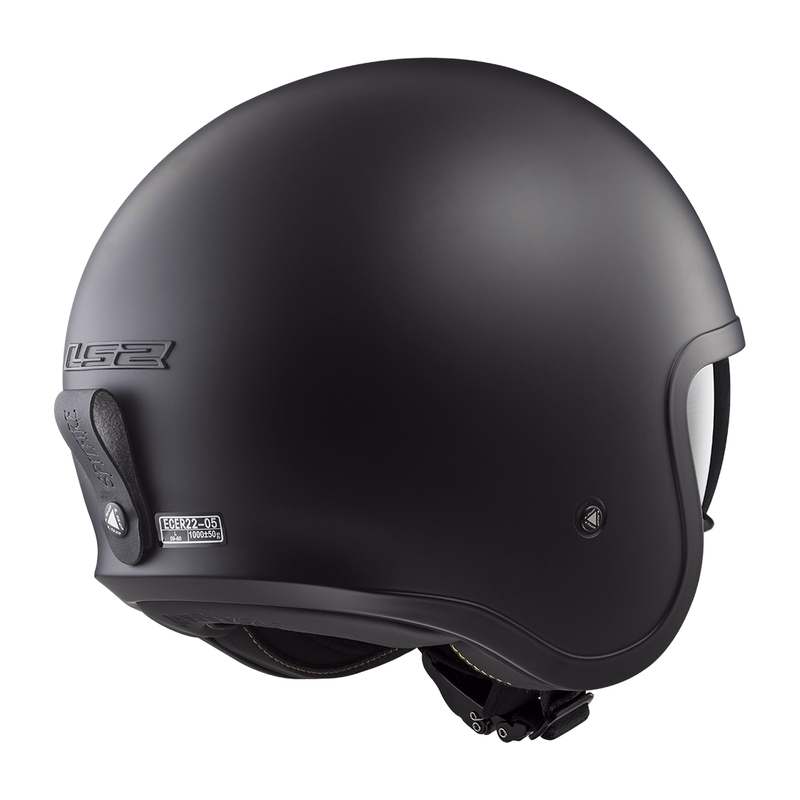 Offener Motorradhelm LS2 OF599 Spitfire II, einfarbig matt schwarz, 2 - II. Qualität