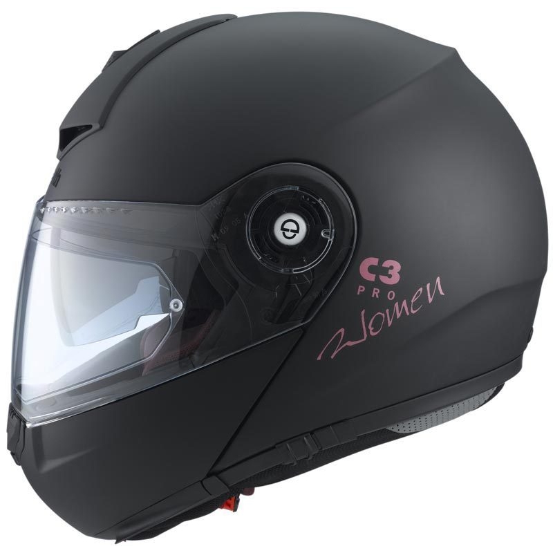 Frauen Schuberth C3 Pro Schwarz Matt Flip-up Helm Ausverkauf