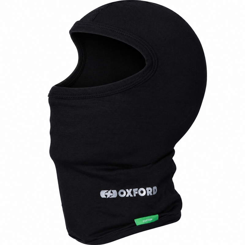Motorradhaube Oxford Balaclava Baumwolle schwarz