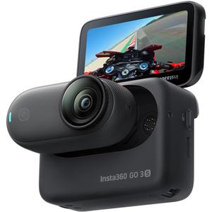 Insta360 GO 3S Motorrad-In-Helm-POV-Bundle-Actionkamera Schwarz