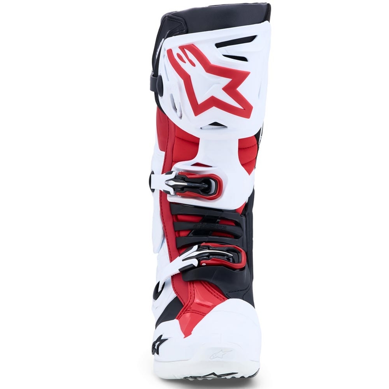 Alpinestars TECH 10 Motocross-Stiefel weiß-schwarz-rot
