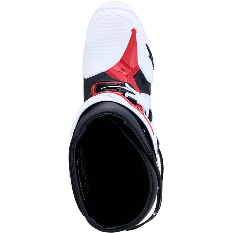 Alpinestars TECH 10 Motocross-Stiefel weiß-schwarz-rot