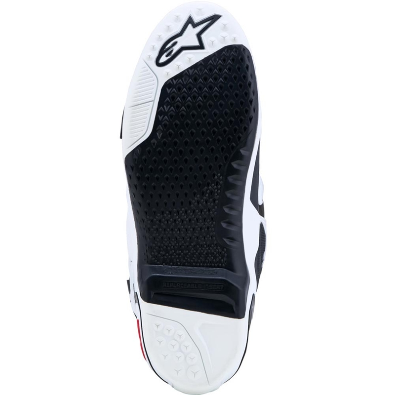 Alpinestars TECH 10 Motocross-Stiefel weiß-schwarz-rot