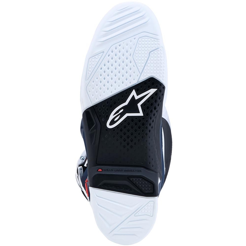 Alpinestars TECH 7 Motocross-Stiefel lila-weiß-dunkelblau-fluoreszierend rot