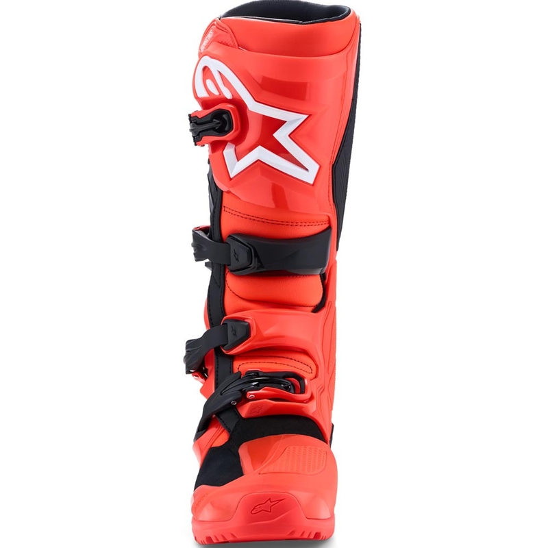 Alpinestars TECH 7 Enduro Motorradstiefel, fluoreszierend rot-schwarz