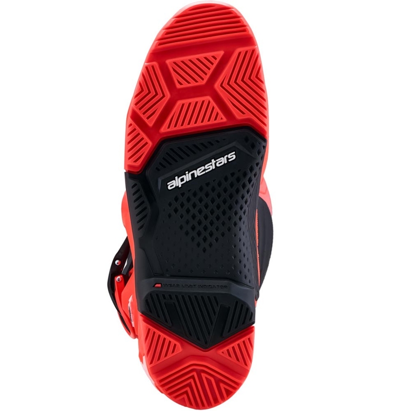 Alpinestars TECH 7 Enduro Motorradstiefel, fluoreszierend rot-schwarz