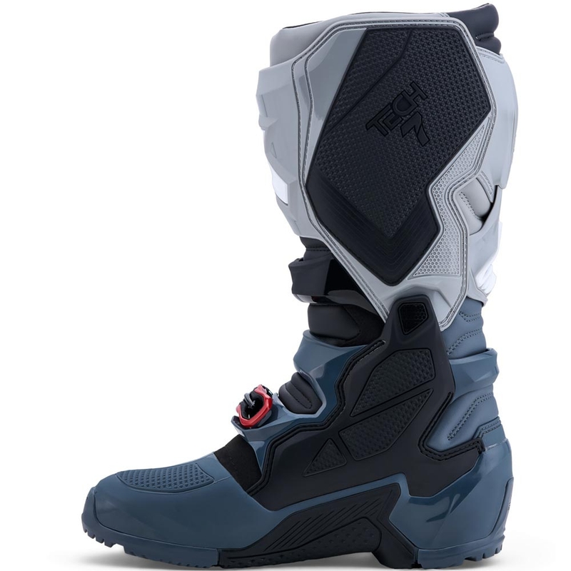 Alpinestars TECH 7 Enduro Drystar Motorradstiefel Dunkelgrau-Hellgrau-Rot