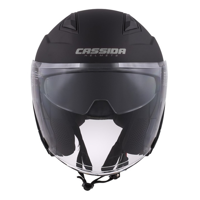 Cassida Jet Tech Open Motorradhelm Schwarz Matt