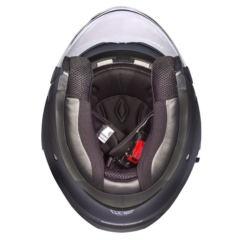 Cassida Jet Tech Open Motorradhelm Schwarz Matt